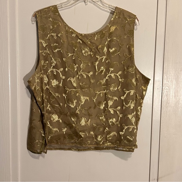 NWT Sandy Starkman Women's Tank Silk Size Top 2X - Picture 2 of 7